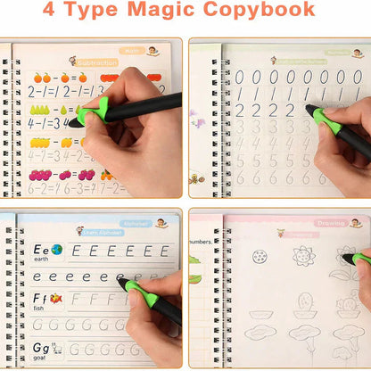 Sank Magic Practice Copybook (4 BOOKS,1 PEN,1 GRIP,10 REFILL) – 70% OFF Today!