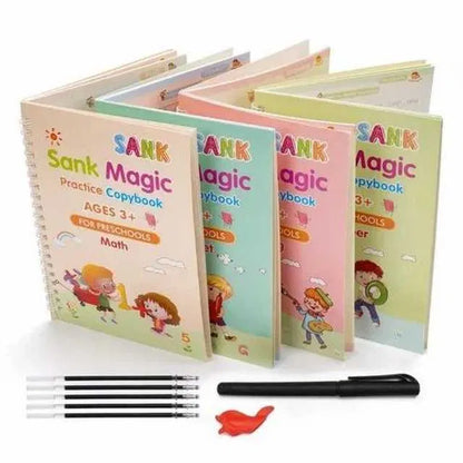 Sank Magic Practice Copybook (4 BOOKS,1 PEN,1 GRIP,10 REFILL) – 70% OFF Today!